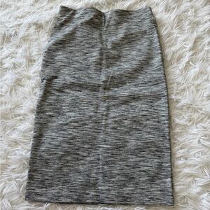 LOFT Heathered Gray Pencil Skirt